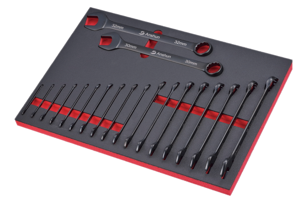 20PC OPEN AND BOX END ED-COATED WRENCH SET – METRIC